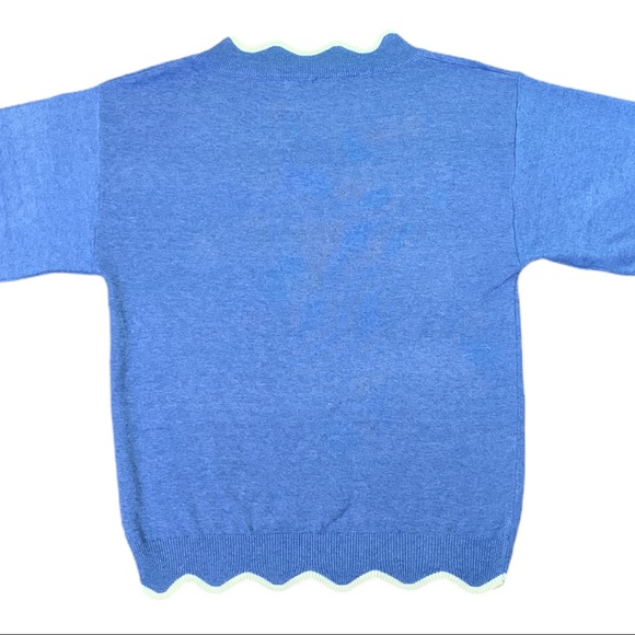 Misslook Swirl Crewneck Pullover Sweater with Stretch Medium - Picture 3 of 4